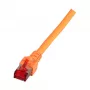 EFB-Elektronik RJ45-patch-kaapeli Cat.6 S/FTP LSZH oranssi 0,5 m valmistaja: EFB Elektronik (K5516.0,5)