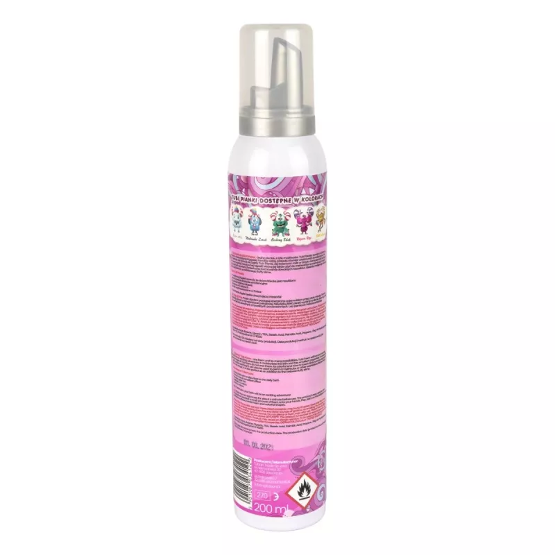 Kylpyvaahtolelu Tuban TUBI FOAM PINK 200 ml poika tyttö