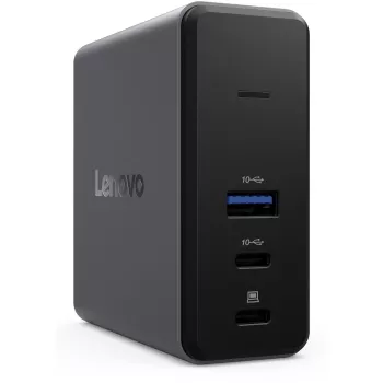 Lenovo X9 Charging GaN Dock johdollinen USB 3.2 Gen 2 (3.1 Gen 2) Type-C harmaa