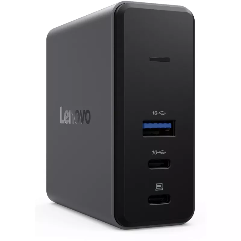 Lenovo X9 Charging GaN Dock johdollinen USB 3.2 Gen 2 (3.1 Gen 2) Type-C harmaa