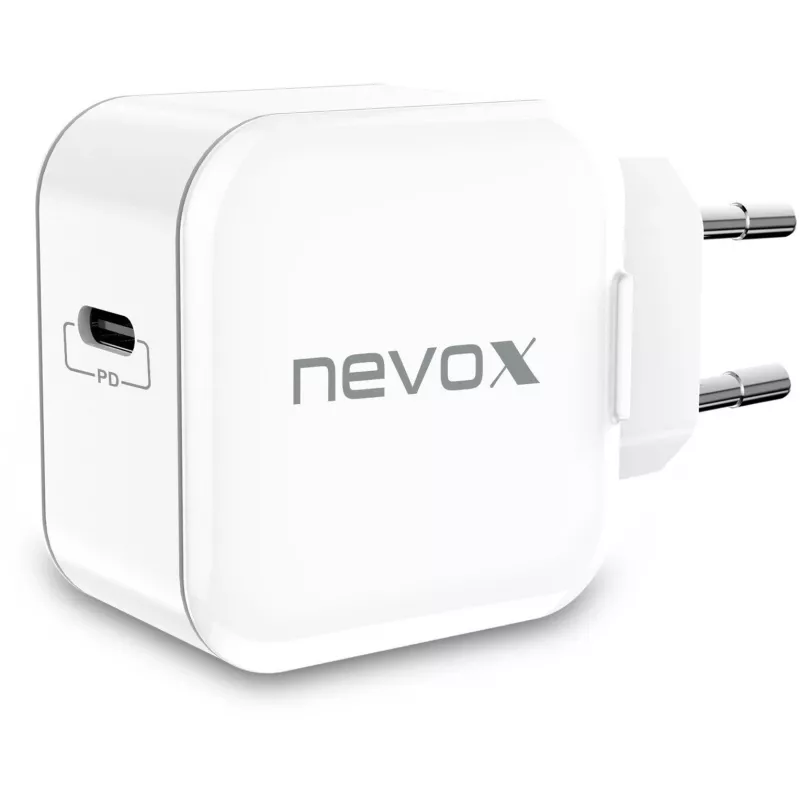 nevox 20W USB-C PD laturi valkoinen verkkovirtalaite