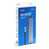 USB Type-C -keskitin SAVIO AK-82 HDMI:llä, MicroSD, USB 3.2 Gen1, PD-läpivienti, 4K@30Hz, 5000 Mbit/s, musta