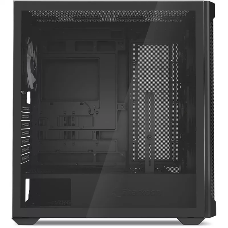 PC-kotelo Sharkoon AK4W RGB Strip Midi Tower musta