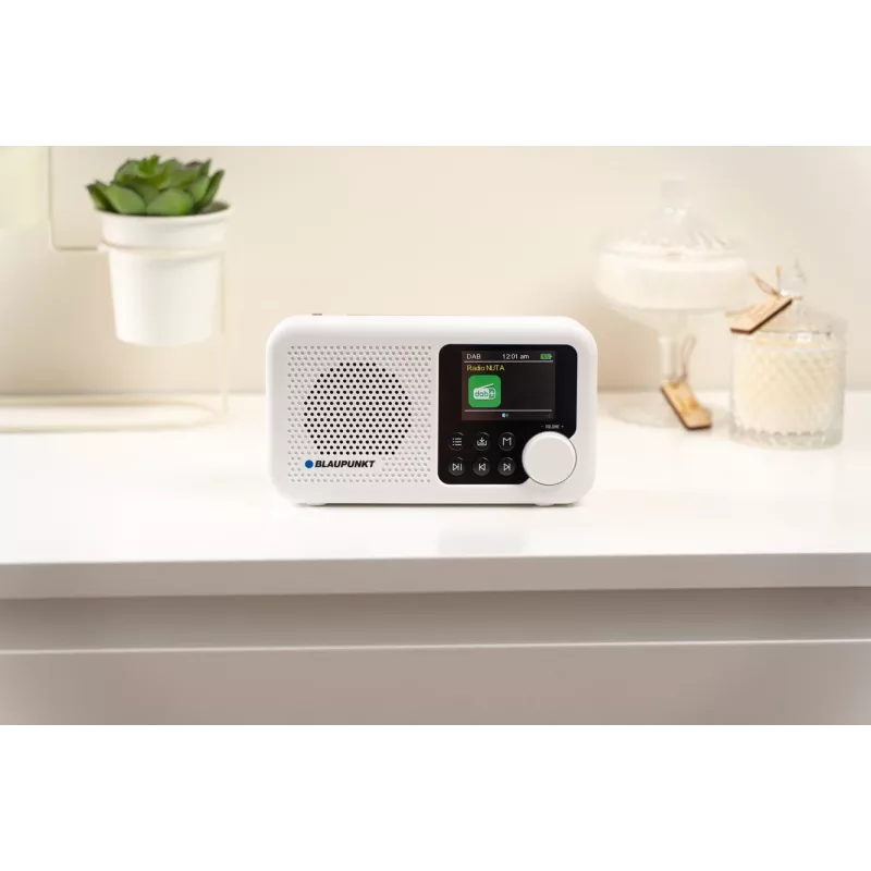 Blaupunkt DR8WH kannettava radio valkoinen