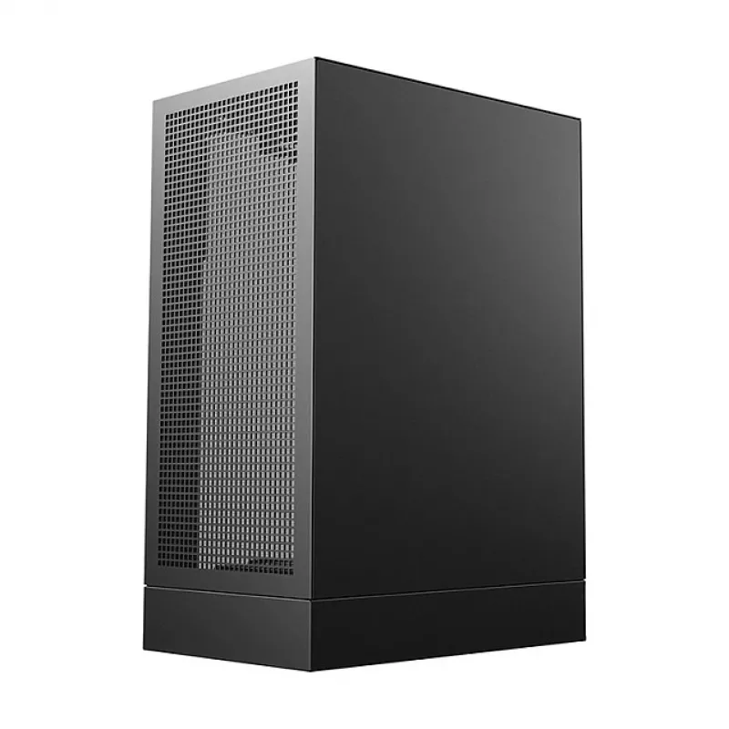 PC-kotelo DeepCool CH170 PLUS Tower musta – micro-ATX/mini-ITX, karkaistu lasi, USB-C, virtalähde ylhäällä