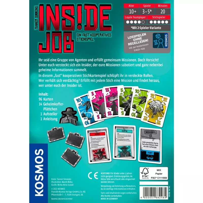Inside Job, korttipeli