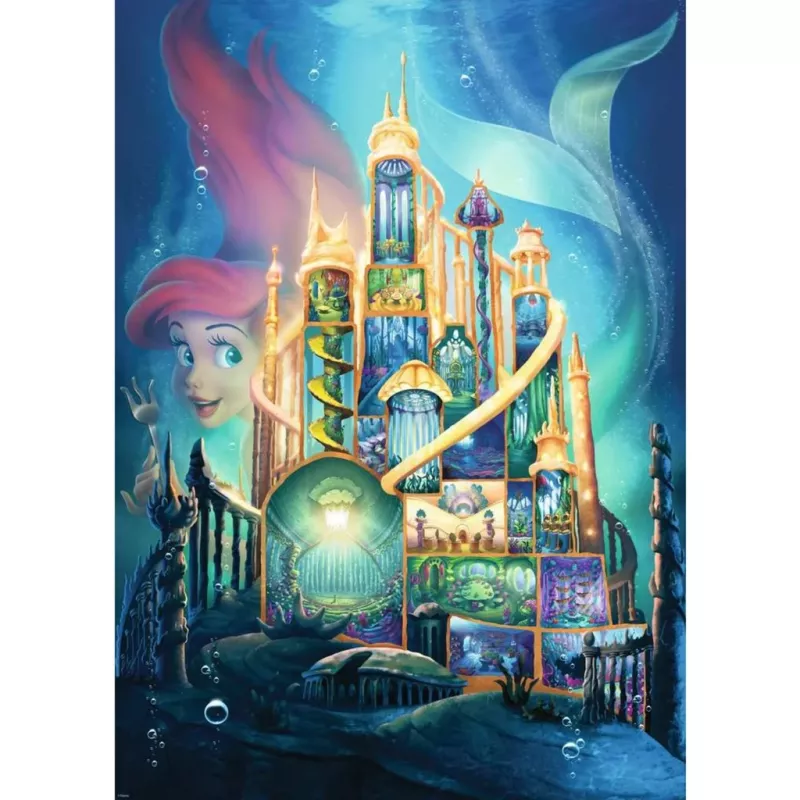Palapeli Disney Castle Collection: Arielle (1000 palaa)