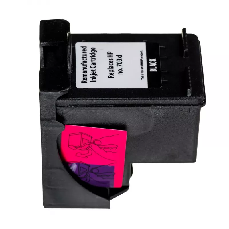 Superbulk-tulostinmuste HP B-H703BK (korvaa HP 703 CD887) vakio musta