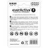 Uudelleenladattava akku everActive EVHRL20-10000 D NiMH 1,2 V 2 kpl
