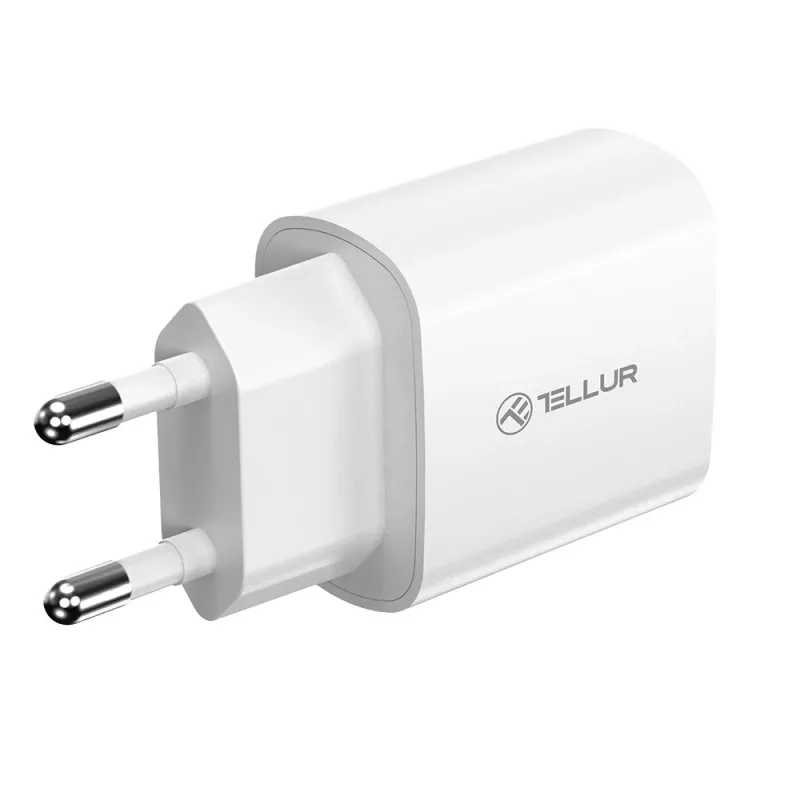 Seinä laturi Tellur TLL151421 20W USB-C PD pikalataus puhelimille ja tableteille
