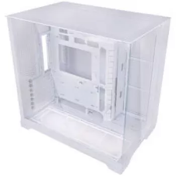 Lian Li O11 Vision Compact - valkoinen + 3x UNI FAN SL-INF 120 ARGB Reverse Blade PWM -tuuletinta - 120 mm (sis. ohjaimen)