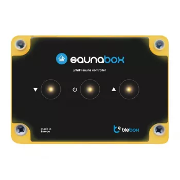 Saunaohjain bleBox saunaBox Bluetooth-yhteydellä