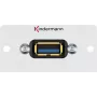 USB-pistorasia Kindermann 7444000828
