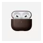 Nahkainen AirPods-kotelo Nomad V3 Rustic Brown — suojaava nahkakansi AirPods-latauskotelolle