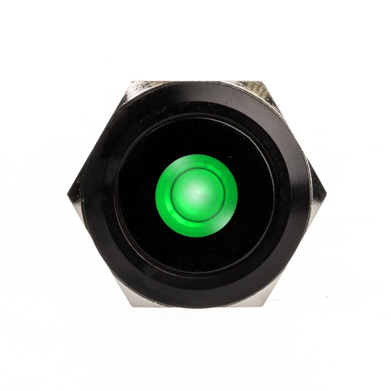 DimasTech PD220 vandalisuojattu 25 mm painonappi Blackline Dot RGB