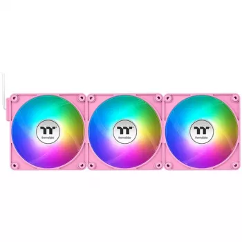 Tuuletin THERMALTAKE CT140 EX Reverse ARGB Sync 140 mm, 500–1800 RPM, pinkki, 3 kpl
