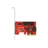SATA PCI Express x4 -kortti DeLOCK 6 porttia Low Profile -muotokerroin