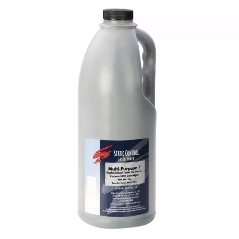 Värijauhe Static Control HP CB435/285/278/436 musta 1 kg, täyttövärijauhe