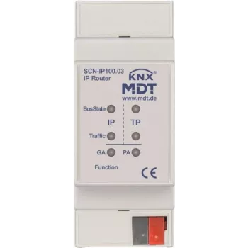 MDT SCN-IP100.03 IP-reititin sähköposti- ja aikapalvelintoiminnolla 2TE REG - reititin - TCP/IP