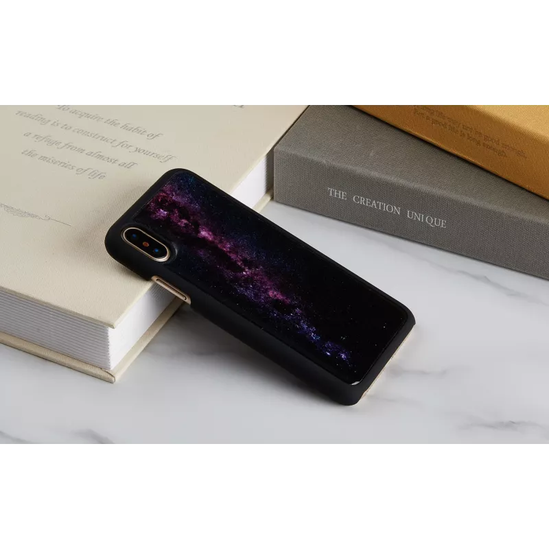 iKins Milky Way suojakuori iPhone XS/X, musta, K1696J