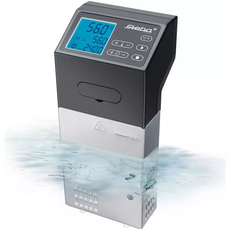 Steba SV 100 Professional sous vide -kypsennin, 1500 W, ruostumaton teräs/musta