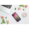 iKins suojakotelo iPhone XS Max – vesikukkakuvio, musta