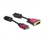 HDMI - DVI -kaapeli DeLOCK 84343 3,0 m uros/uros