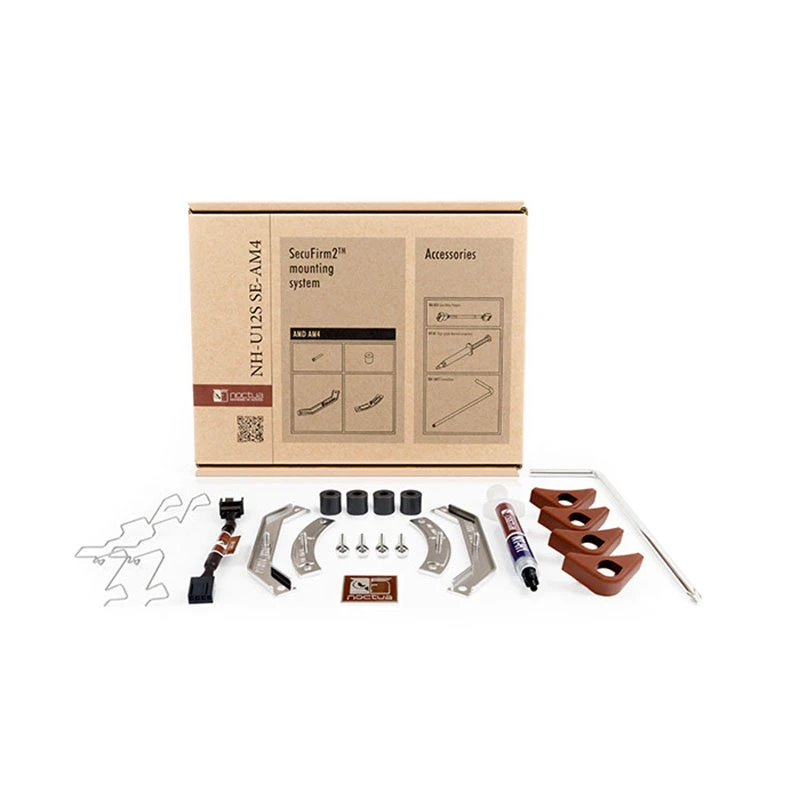 Jäähdytin Noctua NH-U12S SE-AM4 beige ruskea ruostumaton teräs