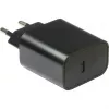 Laturi PD-2020, USB-C-laturi (musta, ilman kaapelia, PD 20 wattia, Quick-Charge 3.0)