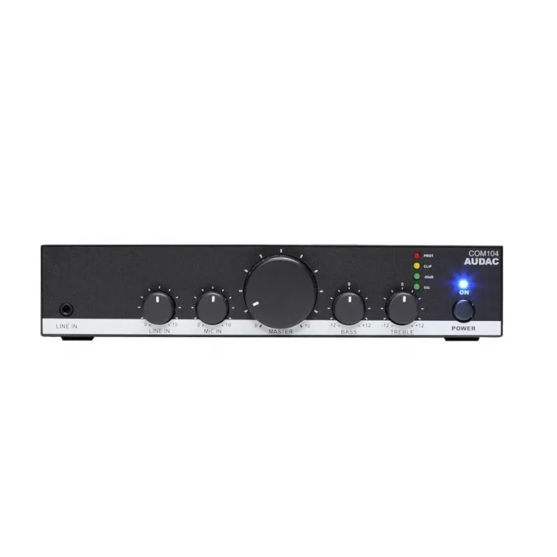 ELA-vahvistin Audac COM104 40W 70/100V musta