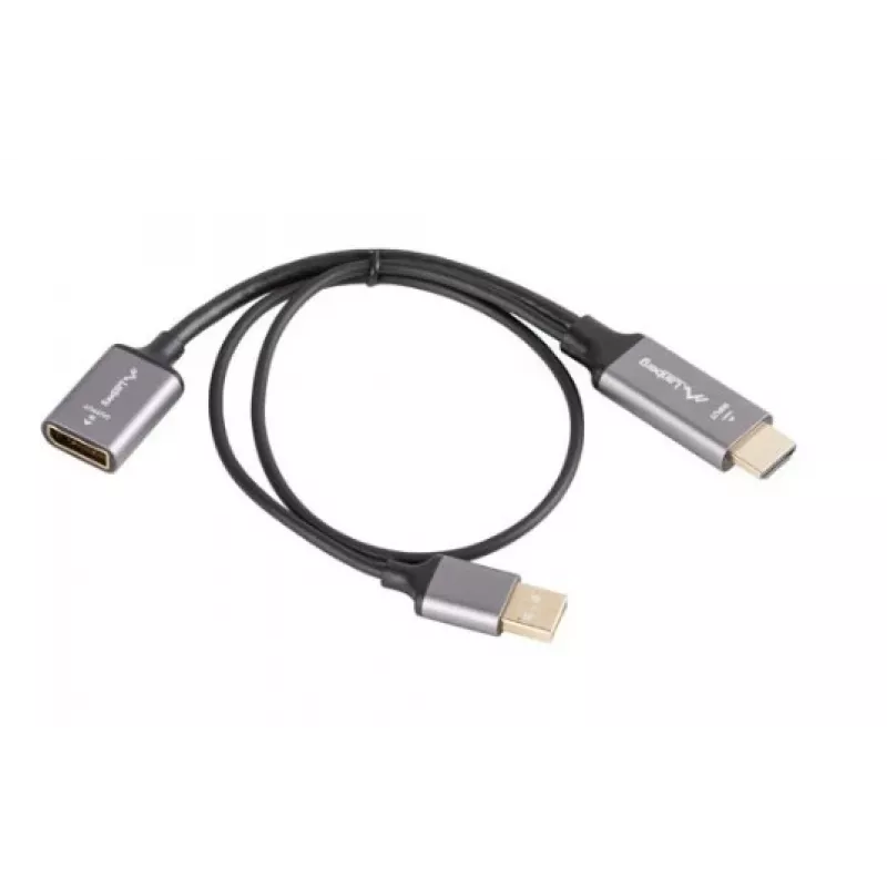 Adapteri HDMI(M)-DisplayPort(F) 4K 20 AD-HD-DP-0