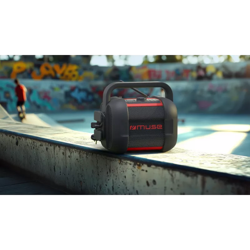 Kannettava Bluetooth-radio Muse M-968 BTR — 40 W, NFC, ladattava akku