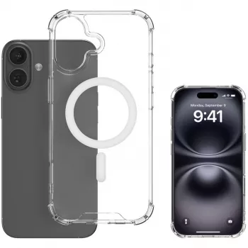 Suojakotelo 4smarts Ibiza iPhone 17:lle 16 cm läpinäkyvä