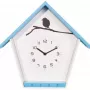 NeXtime kello 3109bl Cuckey, 30,5x33x11 cm, seinäkello, sininen/valkoinen