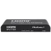 Qoltec 51797 aktiivinen HDMI-jakaja 2 x HDMI 4K x 2K | 6 Gb/s | 60 Hz