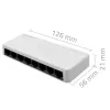 Verkkokytkin QOLTEC 52246 — 8 x RJ45-portti, 100 Mbps