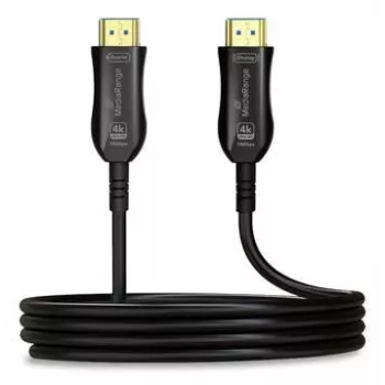 MEDIARANGE HDMI High Speed Ethernet -kaapeli AOC 18 Gbit/s 15 m - kaapeli - digitaali/näyttö/video