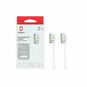 Hammasharjanpäät Oclean P1C1 W02 2 kpl valkoinen erittäin pehmeä