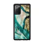Suojakotelo iKins Samsung Galaxy Note 20:lle — Aqua Agate -kuvio