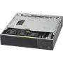 Super Micro Supermicro SC101F - Ultra Small Form Factor - Mini-ITX - ilman virtalähdettä - musta (CSE-101F)