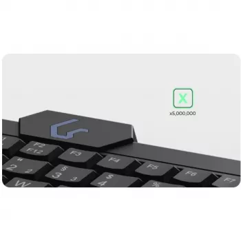 KeySonic KSK-3210ELU (DE) näppäimistö koti USB QWERTZ saksa musta