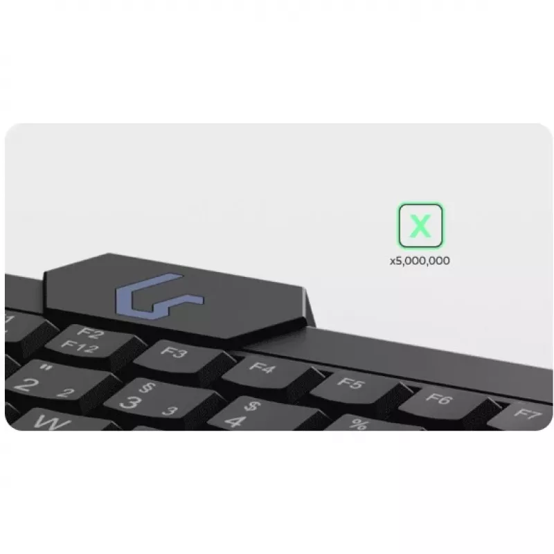 KeySonic KSK-3210ELU (DE) näppäimistö koti USB QWERTZ saksa musta