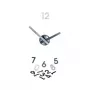 NeXtime kello 2695 Probe, Ø42 cm, seinäkello, läpinäkyvä