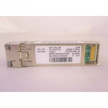 Cisco SFP+-lähetin-vastaanotin - Mini-GBIC - DOM - 10GBase-SR - monimuotokuitu - 850 nm - Dual LC/PC - kantama jopa 300 m