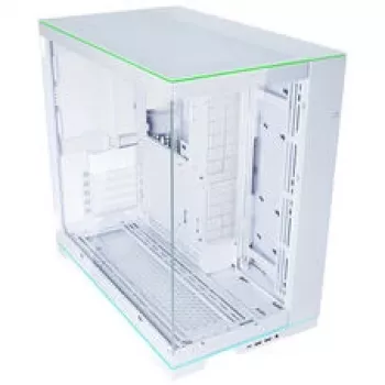 Lian Li O11 Dynamic EVO RGB -PC-kotelopaketti + HydroShift II LCD-S 360TL AiO - valkoinen