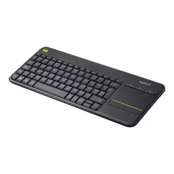 Logitech Wireless Touch Keyboard K400 Plus Mini QWERTZ musta
