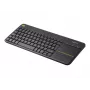 Logitech Wireless Touch Keyboard K400 Plus Mini QWERTZ musta
