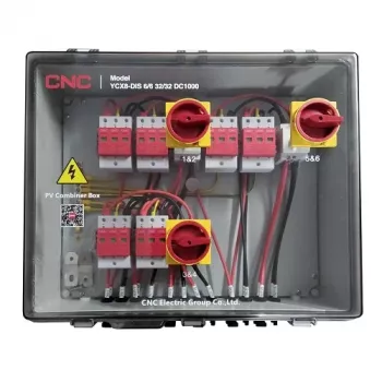 PV-kombinaattorikotelo CNC NV822324 DC 6 in - 6 out IP66