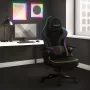 huzaro HZ-FORCE 4.6 RGB musta Mesh pelituoli — ergonominen, korkeussäädettävä, RGB-valaistus, kangasistuin, enintään 130 kg