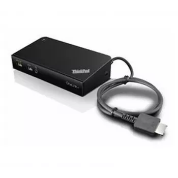 Lenovo 40A40090EU kannettavan telakka/porttireplikaattori johdollinen USB 3.2 Gen 1 (3.1 Gen 1) Type-A musta